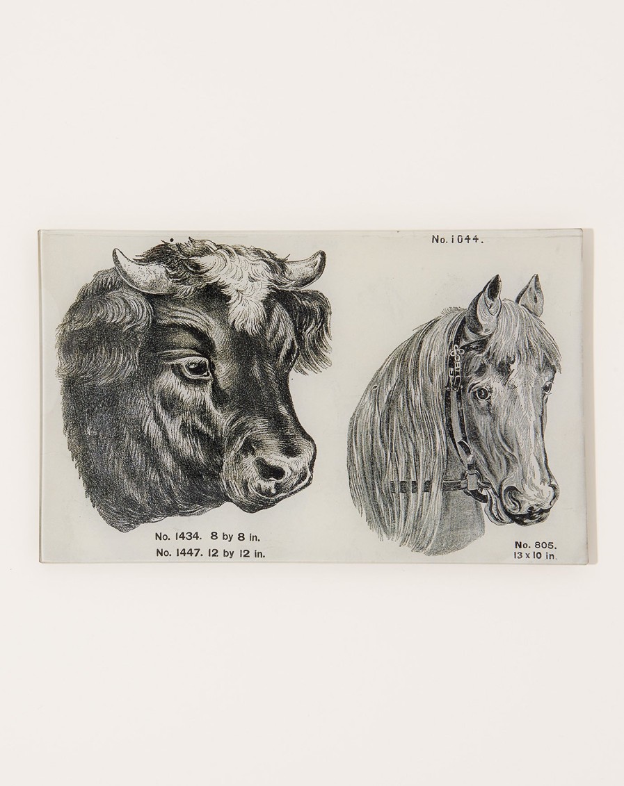 Home John Derian | Cow And Horse Tray