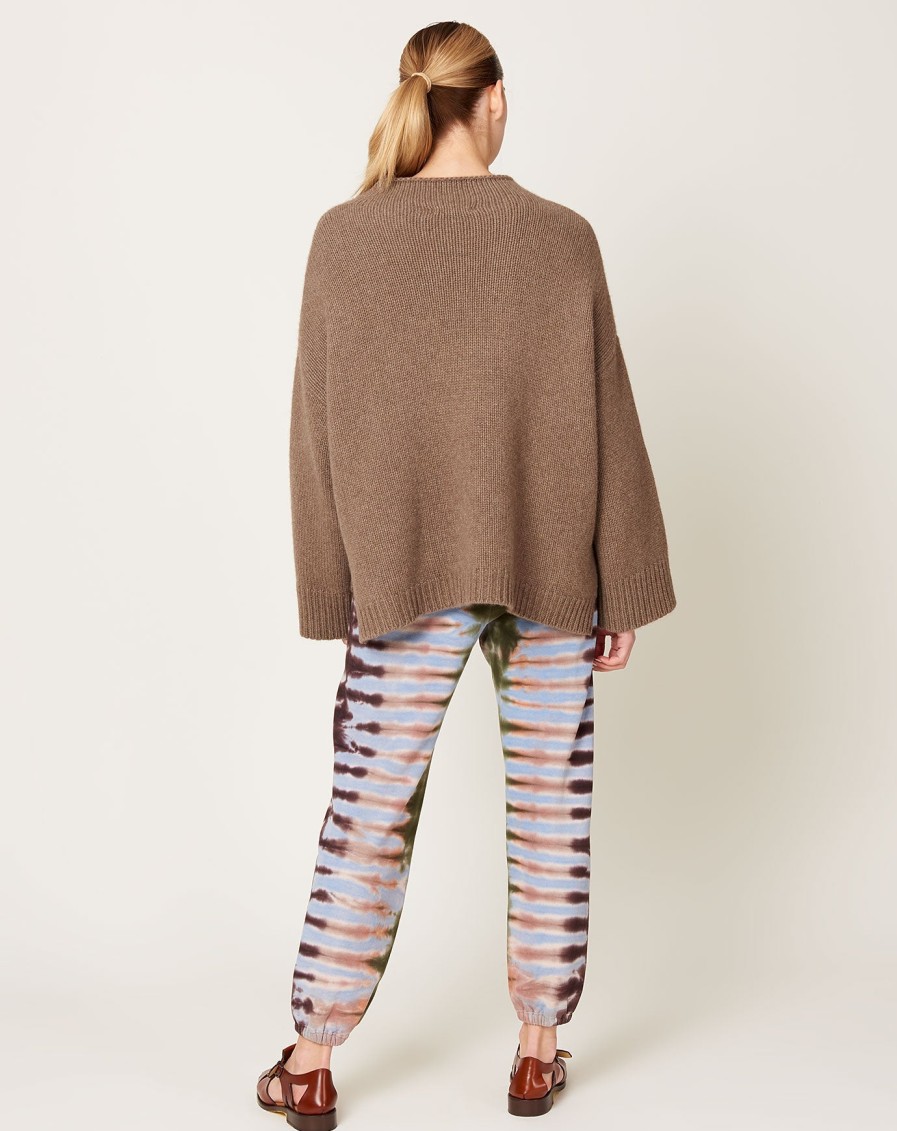 Apparel Raquel Allegra | Topanga Sweatpant In Vertical Landscape Tie Dye