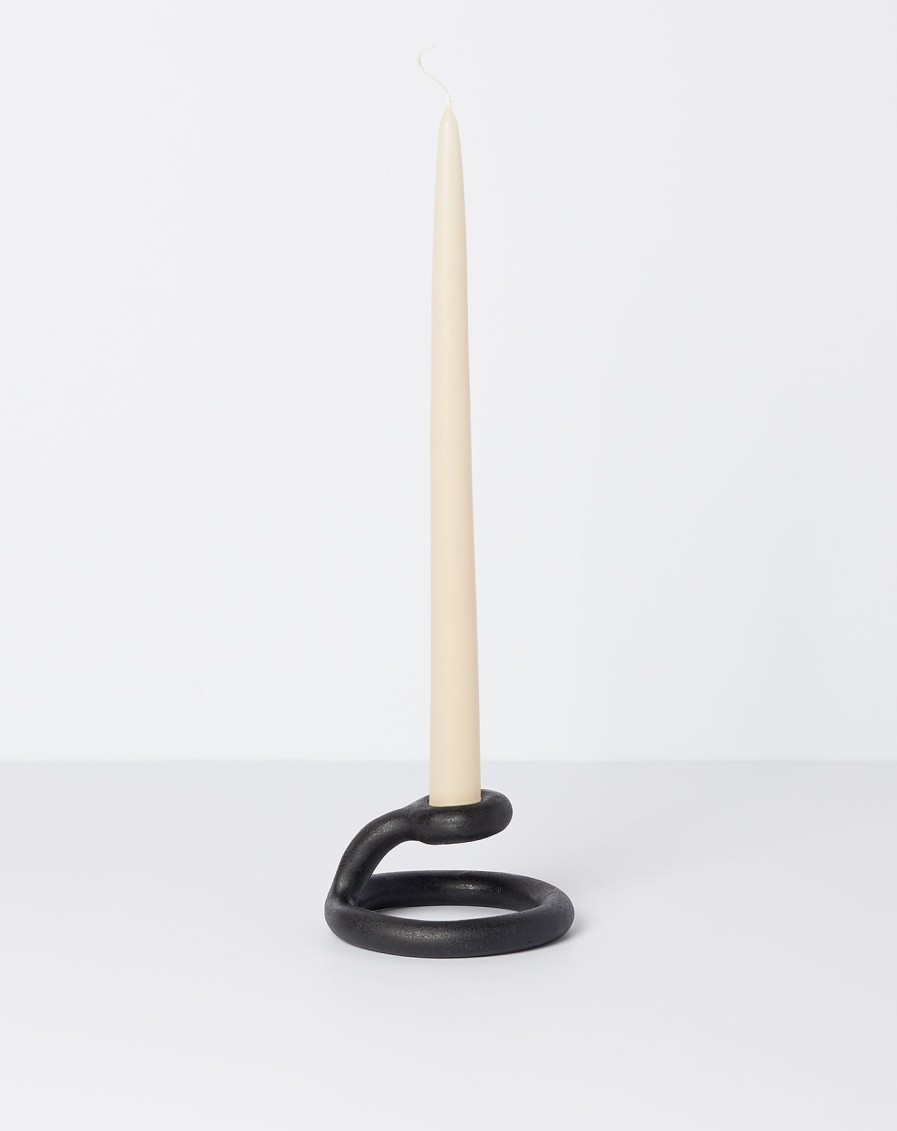 Home SIN | Uni Candlestick In Matte Black