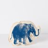 Home Lucky Fish | Elephant Cushion In Navy