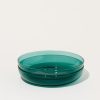 Home Maison Balzac | Set Of 2 Glass Plates In Teal