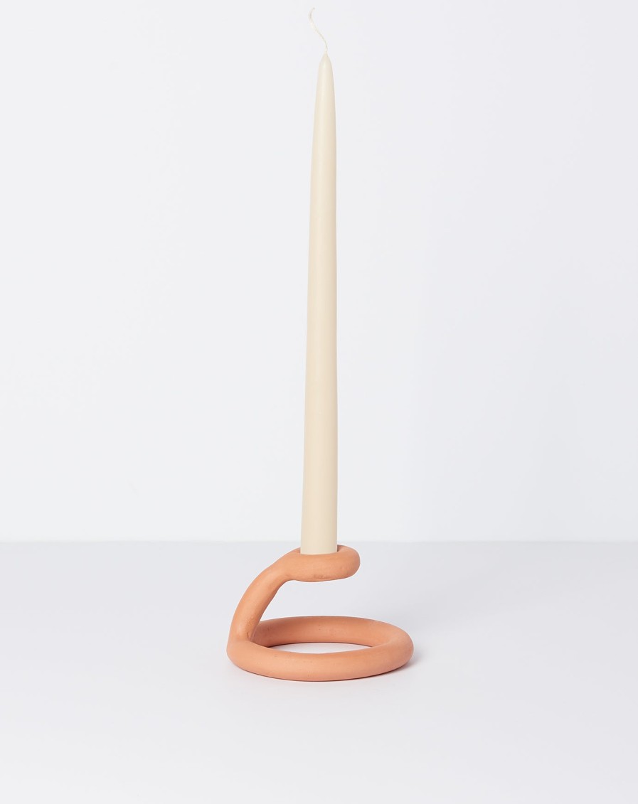 Home SIN | Uni Candlestick In Terracotta