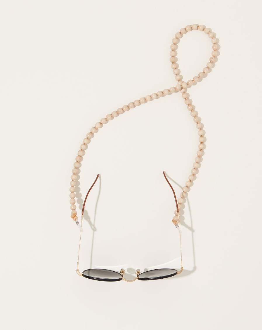 Accessories Ina Seifart | Brillenkette Eyeglass Chain In Natural On Beige