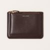 Accessories Comme des Garons | Outside Pocket Zip Pouch In Brown