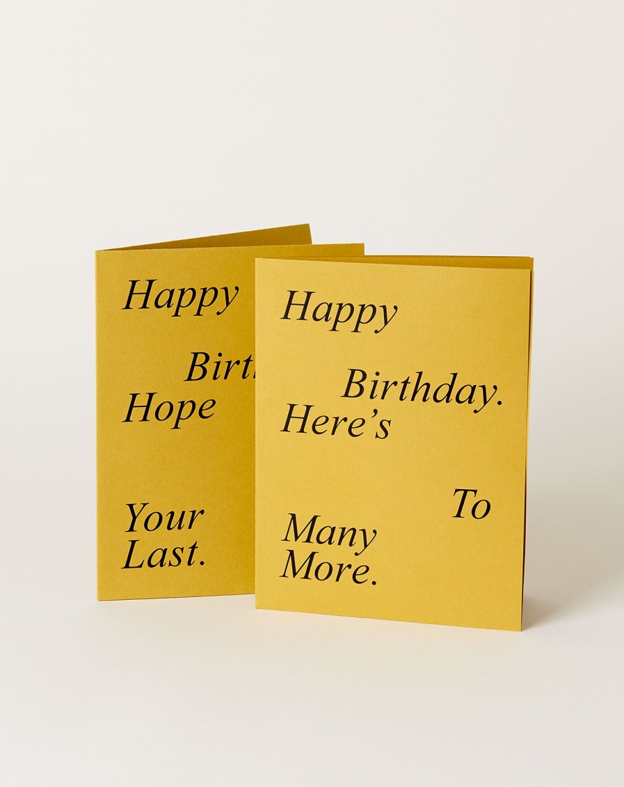 Home Goods Gang | Two Faced Card Happy Birthday Pack Of 2