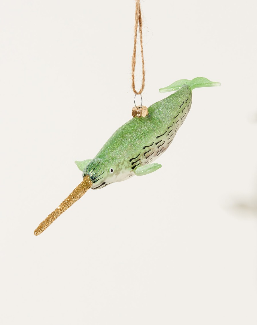 Home Cody Foster | Narwhal Ornament In Green