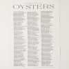 Home Sir Madam | Oyster List Tea Towel