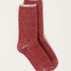 Accessories Nishiguchi Kutsushita | Silk Cotton Lounge Socks In Sygna Brown