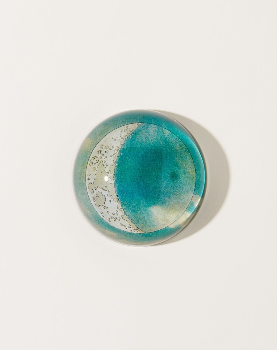 Home John Derian | Blue Crescent Dome Paperweight