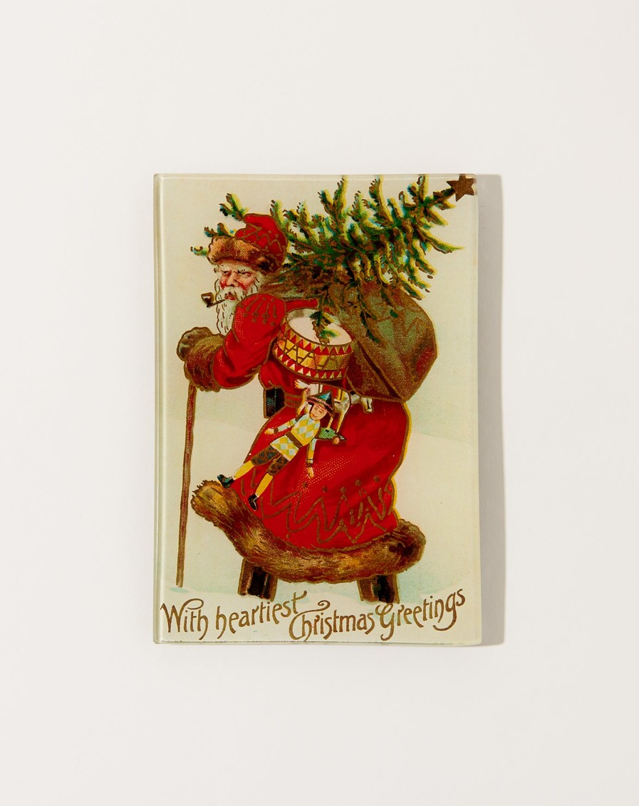 Home John Derian | Santa With Tree Mini Tray