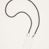 Accessories Ina Seifart | Handykette Iphone Necklace In Black On Salvia