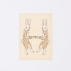 Home Coral Tusk | Embroidered Bunny Love Card