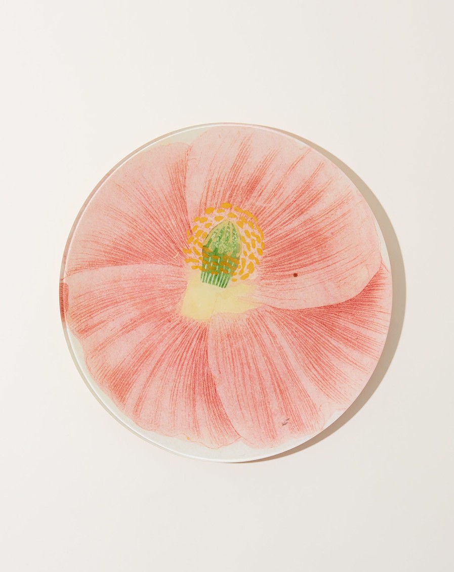 Home John Derian | Simple Pink Poppy 10" Round