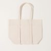 Accessories Amiacalva | Washed Canvas 6 Pocket Small Tote In White