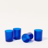 Home Maison Balzac | Set Of 4 Goblets In Indigo