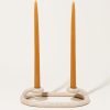 Home SIN | Duo Candlestick In Speckled White