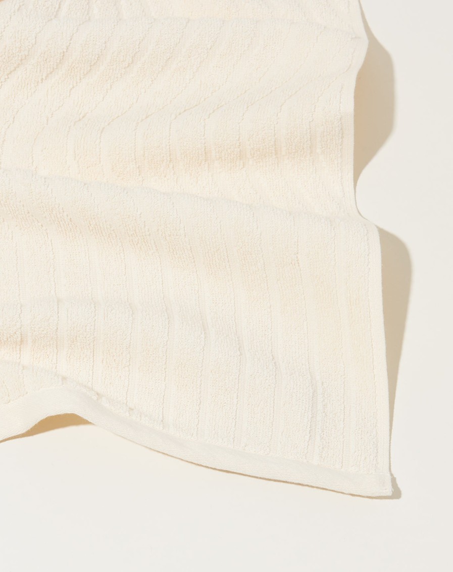 Home Baina | Virginia Hand Towel In Ivory