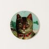 Home John Derian | Country Cat 5 3/4" Round