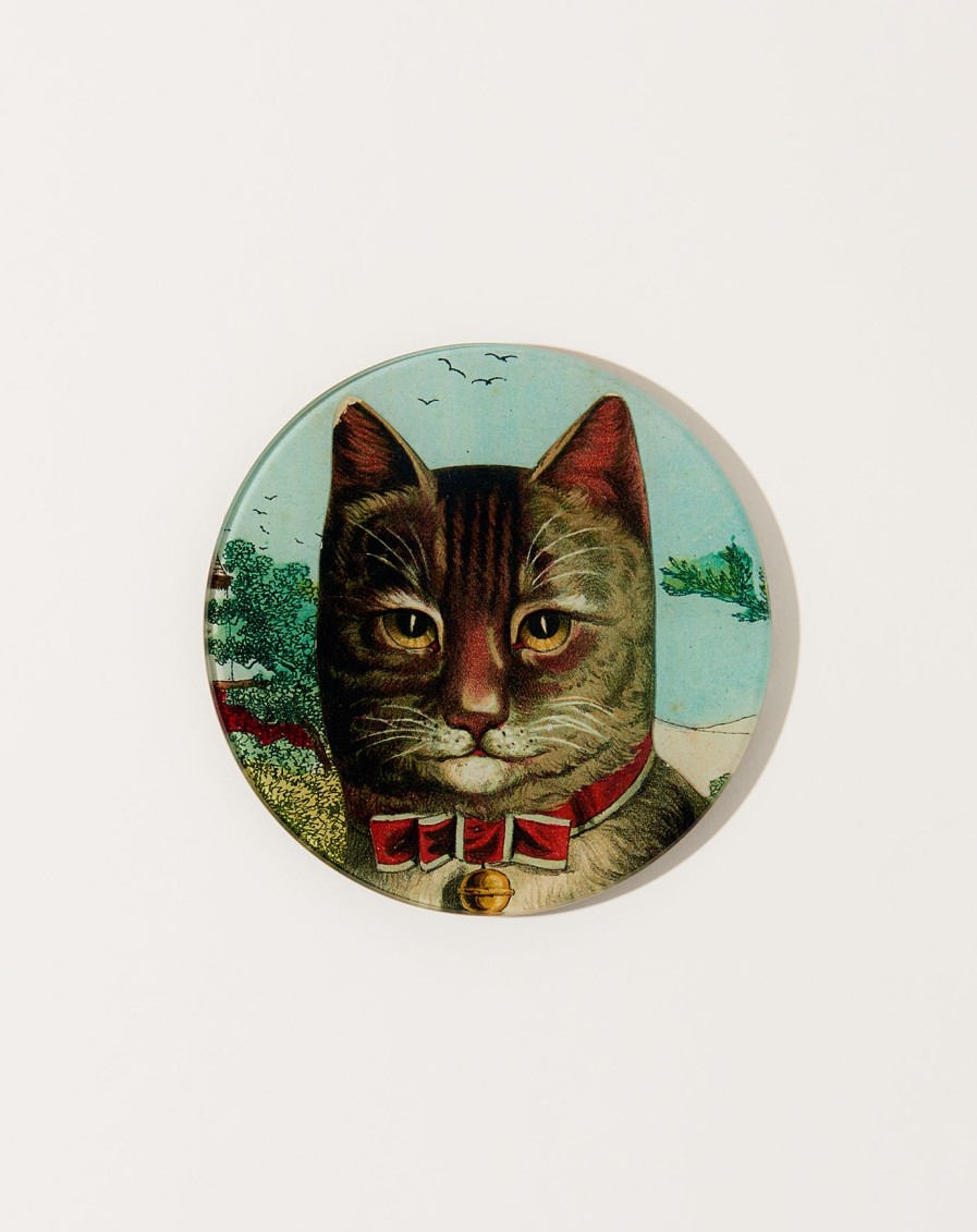 Home John Derian | Country Cat 5 3/4" Round