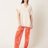 Apparel Henrik Vibskov | Sway Mesh Plisse Pants In Orange Riddle