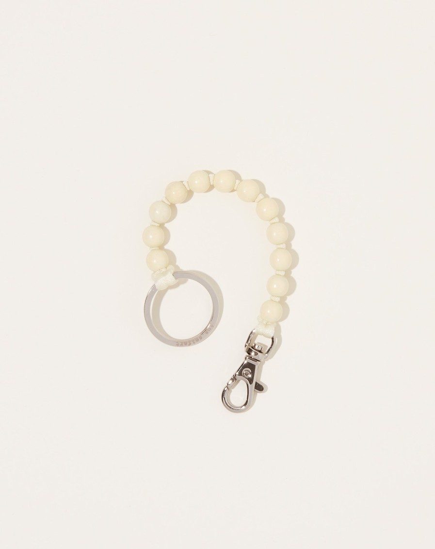 Accessories Ina Seifart | Perlen Short Keyholder In Opal