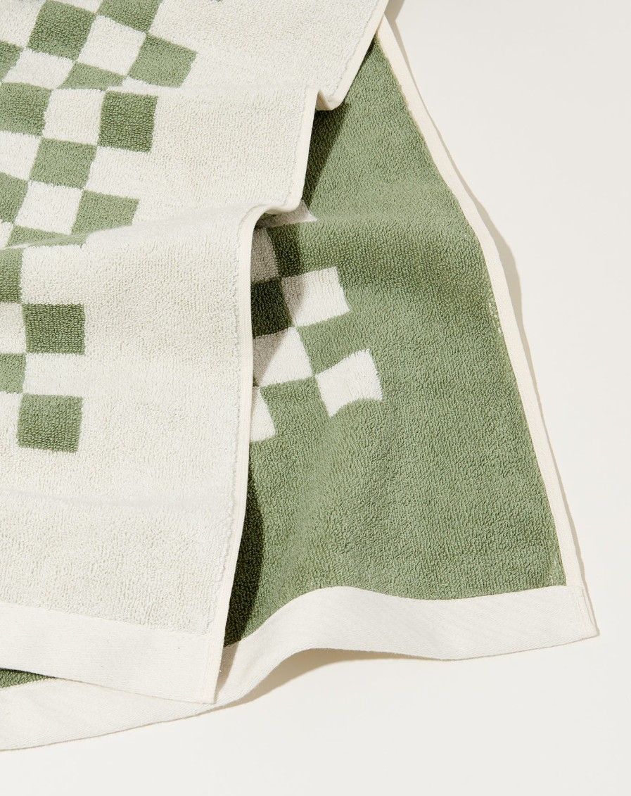 Home Baina | Roman Pool Towel In Sage