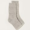 Accessories Nishiguchi Kutsushita | Linen Sandal Socks In Light Grey