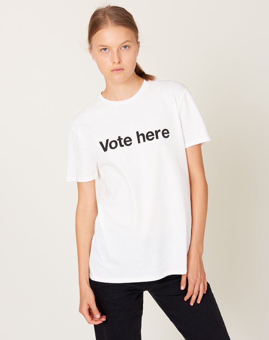 Apparel 6397 | Vote Here Boy T In New White