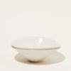 Home Monohanako | Large Double Lip Bowl In White