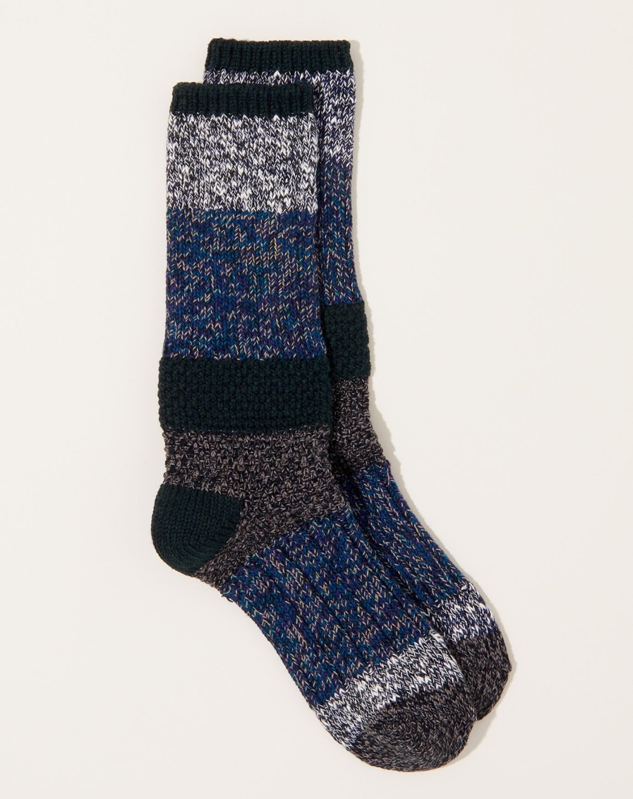 Accessories Kapital | 56 Yarns Kogin Grandrelle Socks In Navy