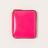 Accessories Comme des Garons | Super Fluo Full Zip Wallet In Pink