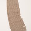 Accessories MM6 | Cable Scarf In Beige