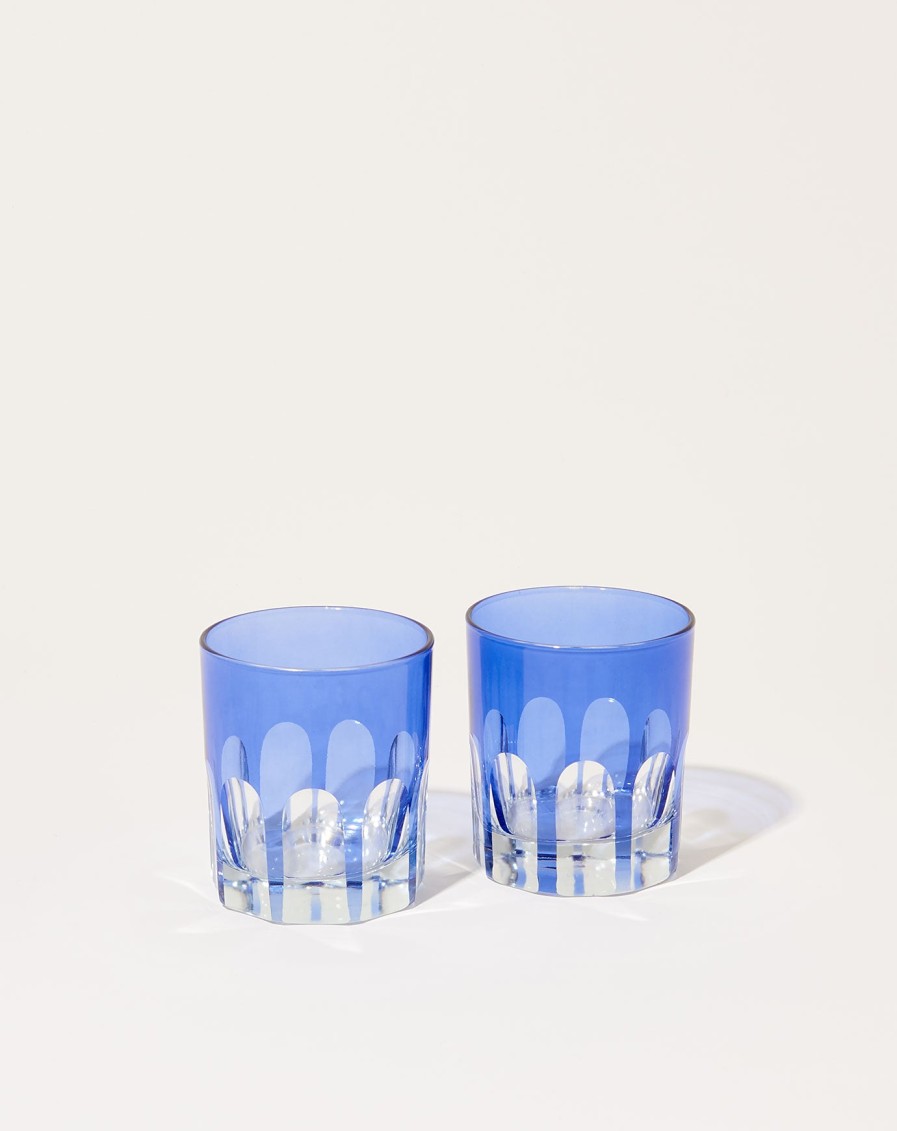 Home Sir Madam | Rialto Glass Old Fashioned Set In Moon Glow