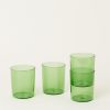 Home Maison Balzac | Set Of 4 Goblets In Green