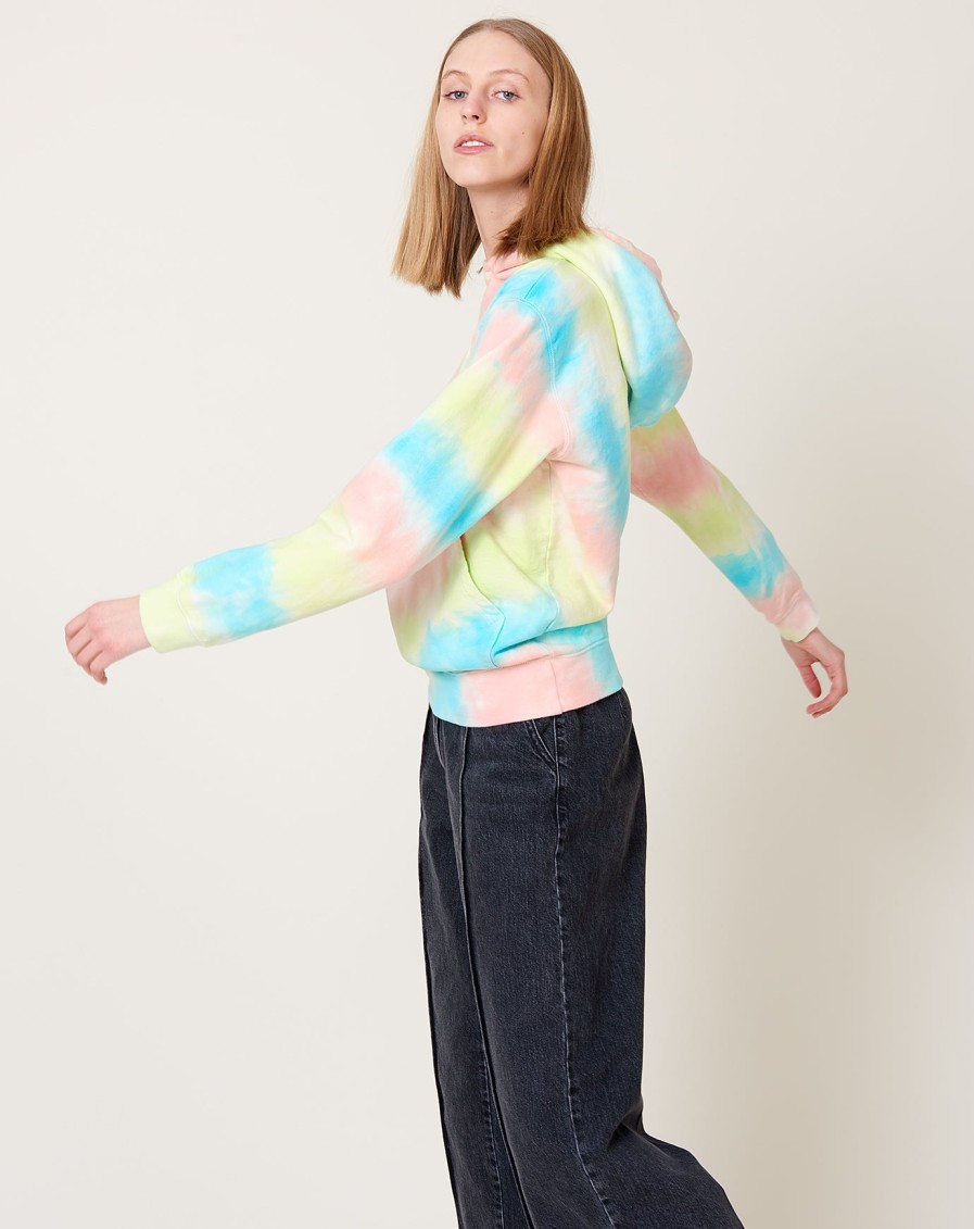 Apparel Clare V. | Hoodie In Pastel Tie Dye