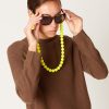 Accessories Ina Seifart | Brillenkette Big Eyeglass Chain In Neon Yellow