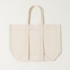 Accessories Amiacalva | Washed Canvas 6 Pocket Tote In White