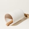 Home MQuan Studio | Large Thrown Bell Twist In White