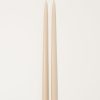 Home The Floral Society | Pair Of 18" Taper Candles In Parchment