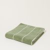 Home Baina | Bethell Bath Towel In Sage And Chalk