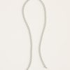 Accessories Ina Seifart | Brillenkette Eyeglass Chain In Light Grey On Salvia