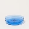 Home Maison Balzac | Set Of 2 Glass Plates In Azure