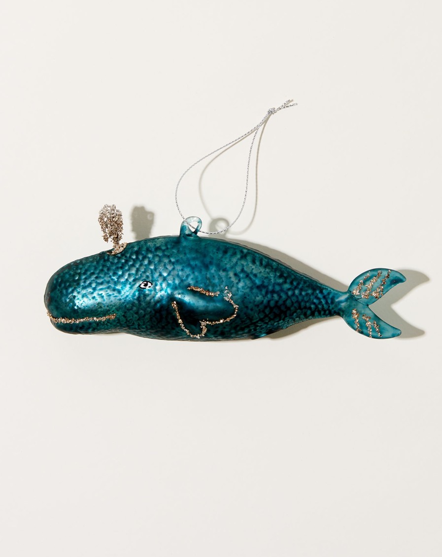 Home Cody Foster | Victorian Whale Ornament In Dark Blue