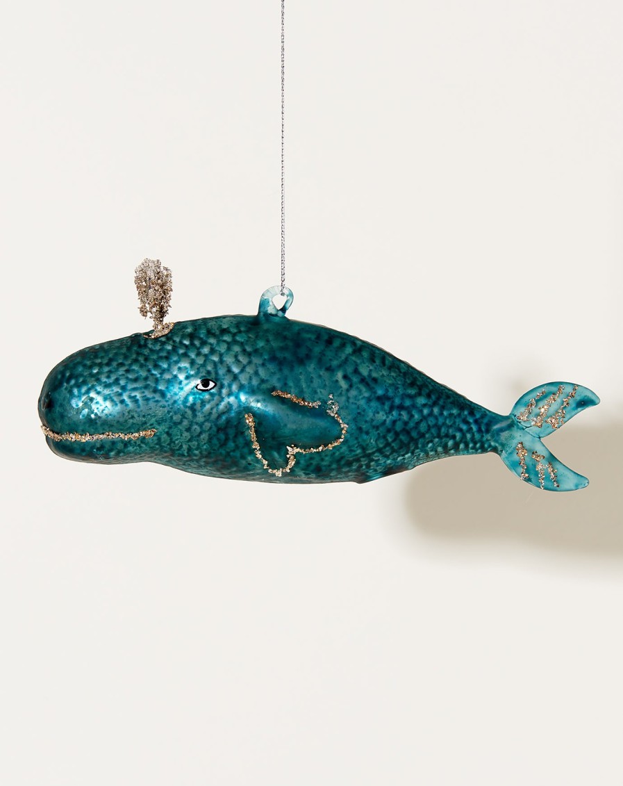 Home Cody Foster | Victorian Whale Ornament In Dark Blue