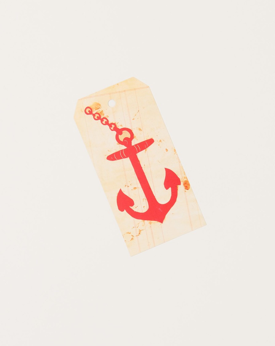 Home John Derian | Orange Anchor Gift Tags