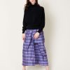 Apparel Christian Wijnants | Sajka Skirt In Purple Check