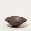 Home Monohanako | Large Double Lip Bowl In Chocolate