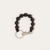 Accessories Ina Seifart | Big Perlen Short Keyholder In Black