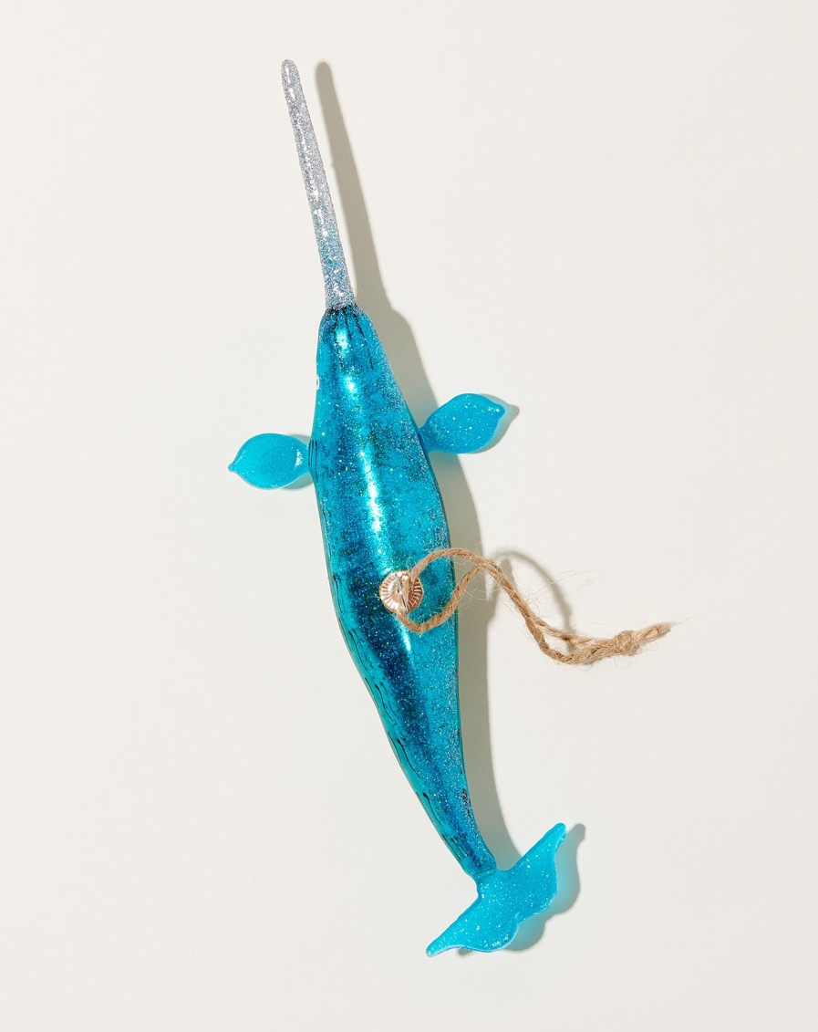 Home Cody Foster | Narwhal Ornament In Blue