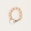 Accessories Ina Seifart | Big Perlen Short Keyholder In Natural On Beige